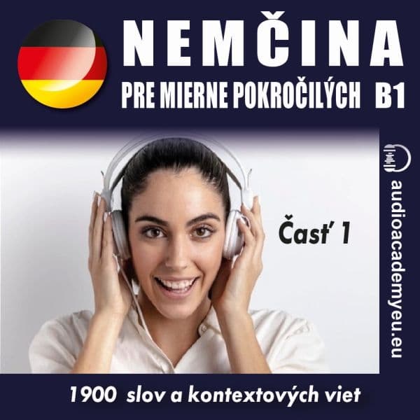 Obálka – Němčina pre mierne pokročilých B1 - časť 1