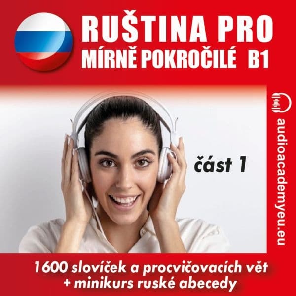 Obálka – Ruština pro mírně pokročilé B1 - část 1
