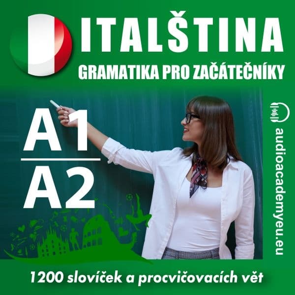 Obálka – Italština - gramatika pro začátečníky A1, A2