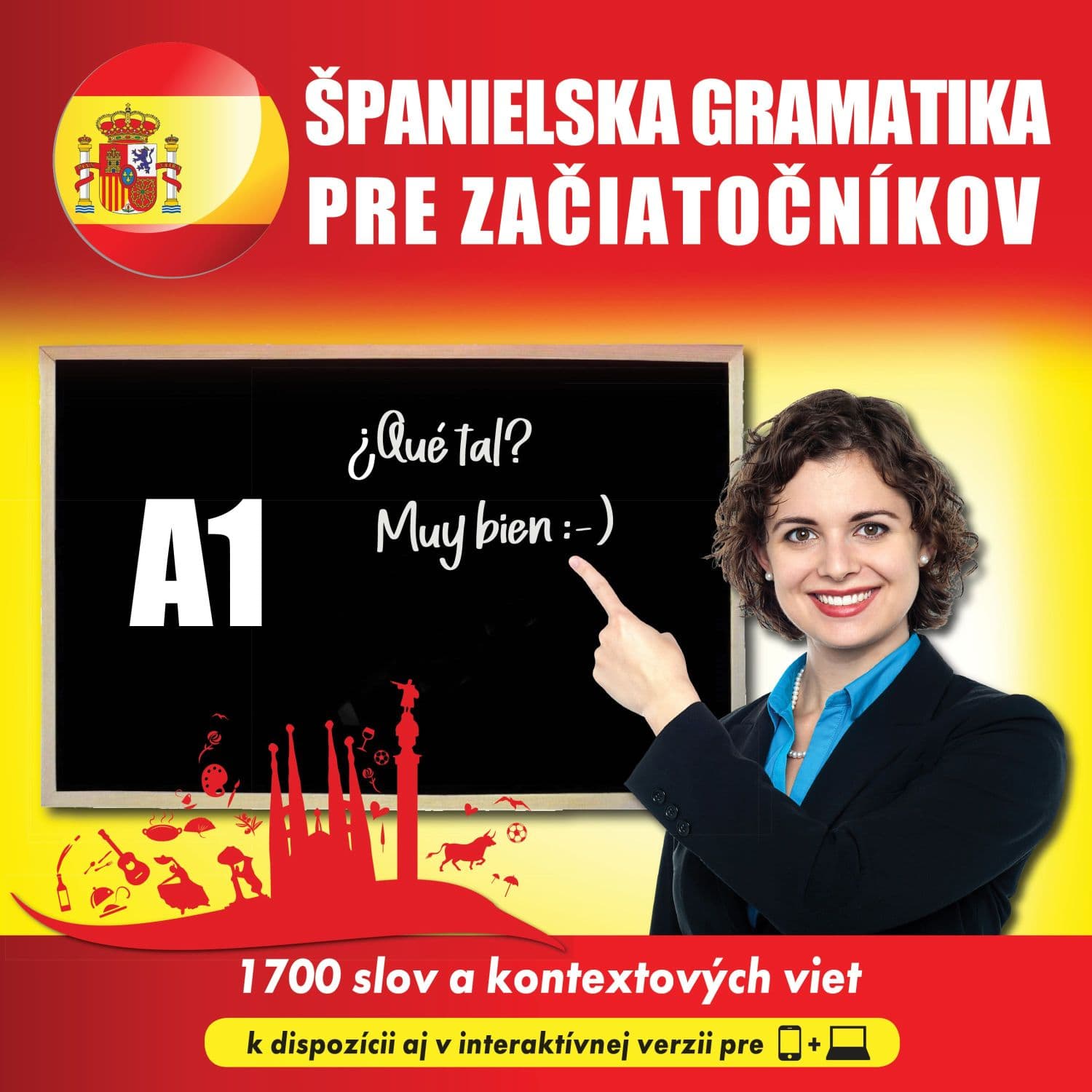 Obálka – Španielska gramatika pre začiatočníkov A1