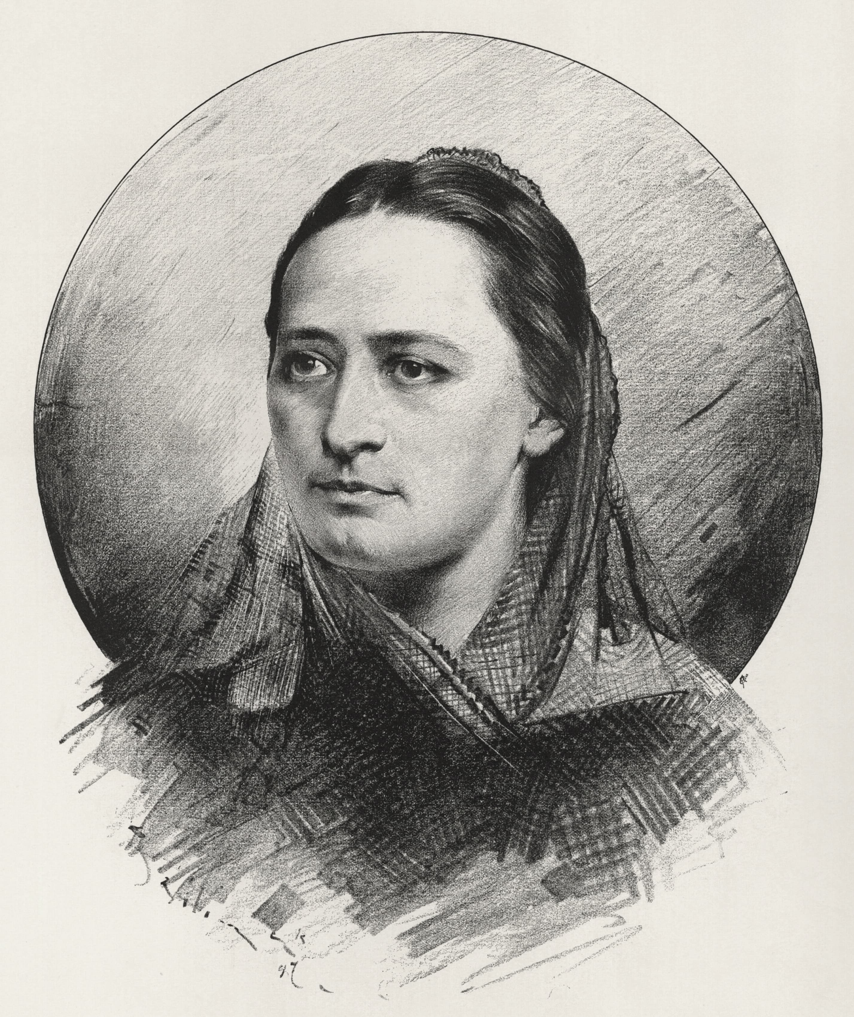 Portrét – Božena Němcová